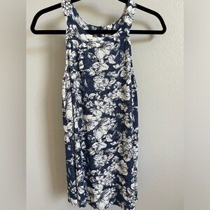 Navy & White Summer Top